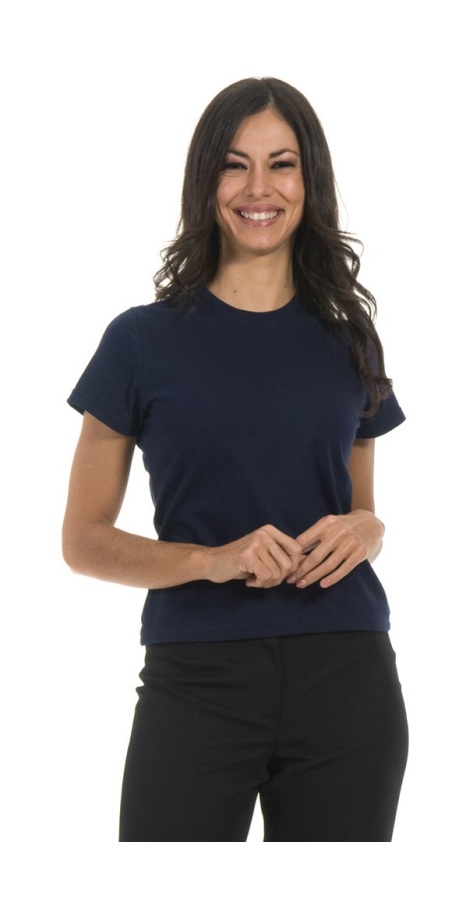 T-Shirt Donna Blu Navy