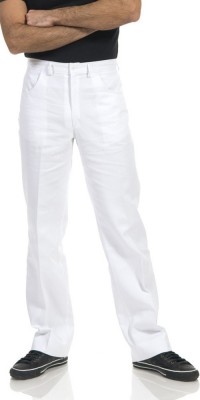Mario White Trousers