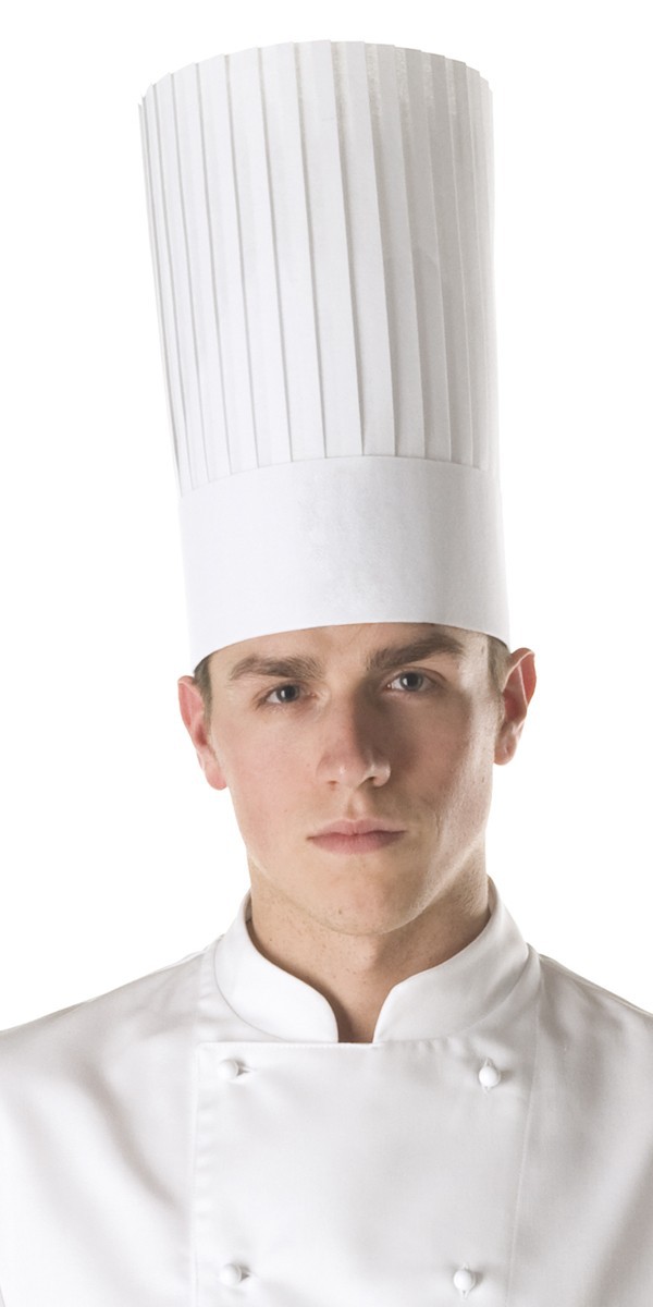 Nero MagiDeal Modello Berretto Cuoco Cappello Panettiere Abbigliamenti Professionale per Chef 