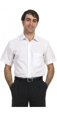 Platino Short-Sleeved White Shirt