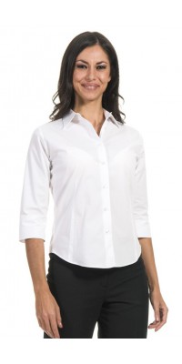Women's Close-Fitting White Shirt