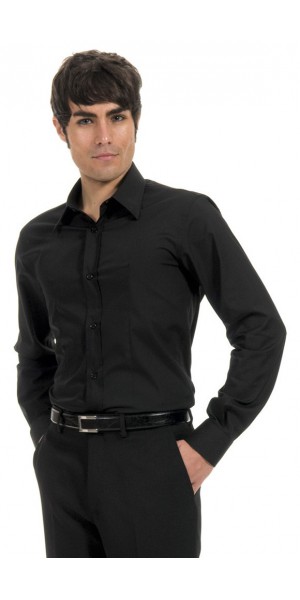 Abbigliamento Professionale : Camicia Uomo Nera