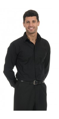 Men's Close-Fitting Black Shirt