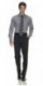 Men's Close-Fitting London Grey Shirt