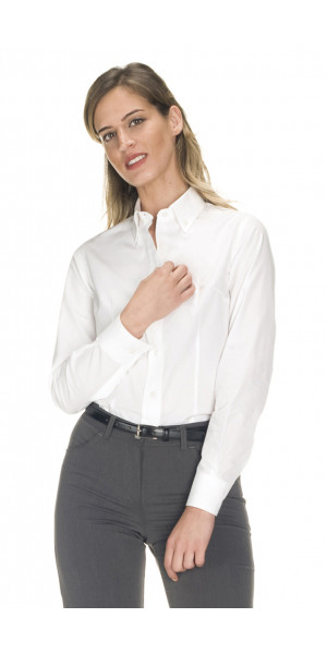 Amber Button Down White Shirt