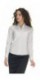 Women's Close-Fitting L/S Light Grey Shirt