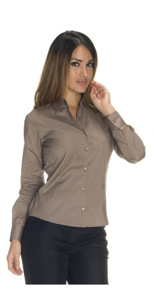 Women's Close-Fitting L/S Colonial Shirt