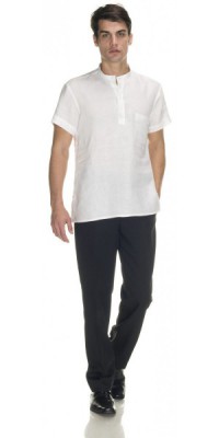 Camicia Uomo Bali Lino Bianco