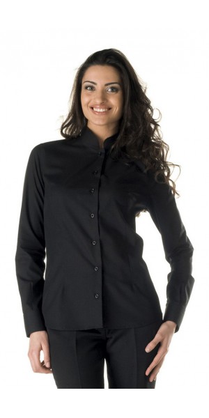 Camicia Donna Coreana Nero