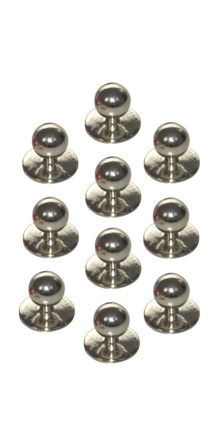 Bottoni estraibili Argento