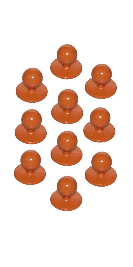 Bottoni estraibili Arancio
