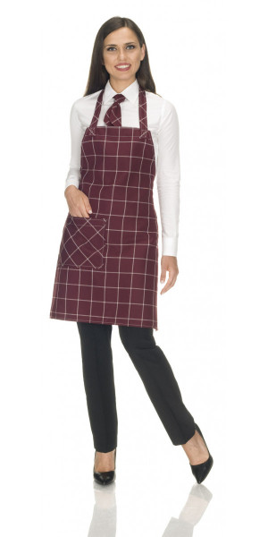 Prato Ring Burgundy Apron