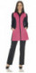 Eva Fuchsia/Black Pinafore