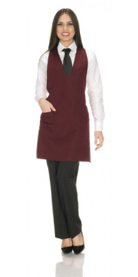 Alassio Burgundy Apron