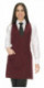 Alassio Burgundy Apron