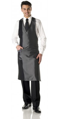 Saronno Metal Grey Apron