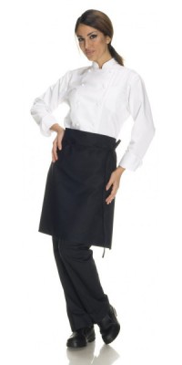 Crotone Black Apron - 4 Pieces’ Packet