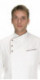 Academy White/Burgundy Chef Jacket