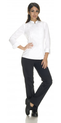 Isabel Women's White Chef Jacket