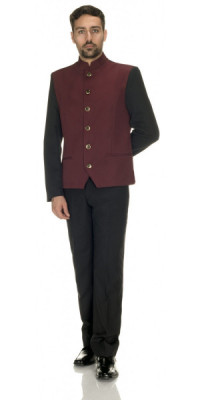 Portofino Burgundy/Black Jacket