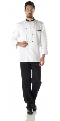 Opera Chefs' White/Brown Jacket