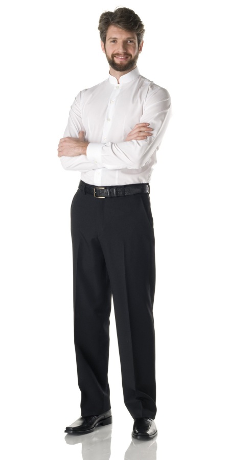 Camicia Uomo Coreana Bianco