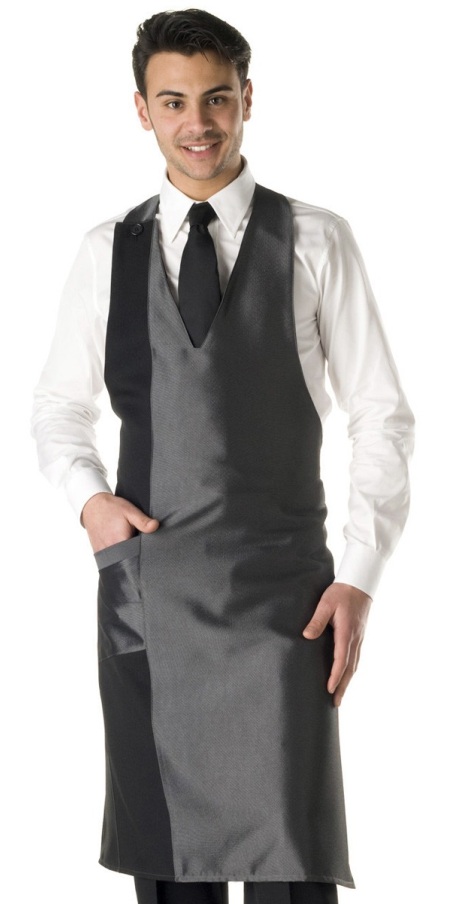 Grembiule Saronno Metal Grey