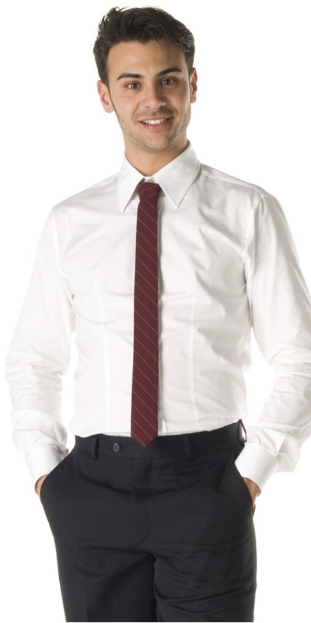 Cravatta Seventy Gessato Bordeaux