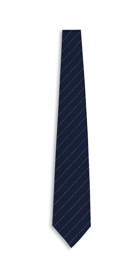 Cravatta Navy Blu Gessato