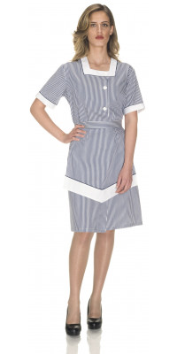Valeria Blue Striped Dress