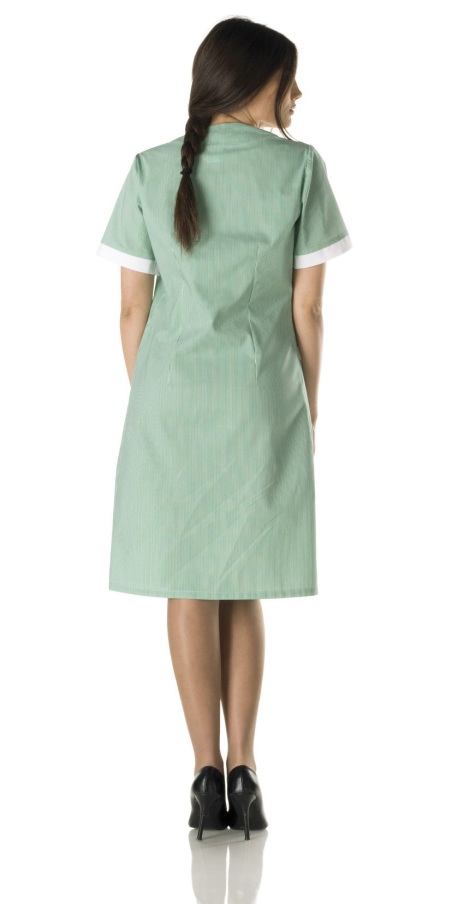 Vanda Green Striped Coat