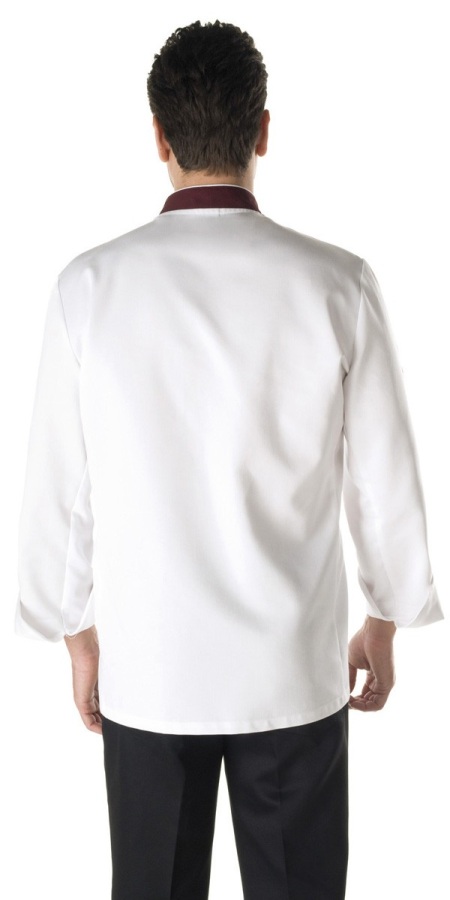 Giacca Chef Opera Bianco Bordo'