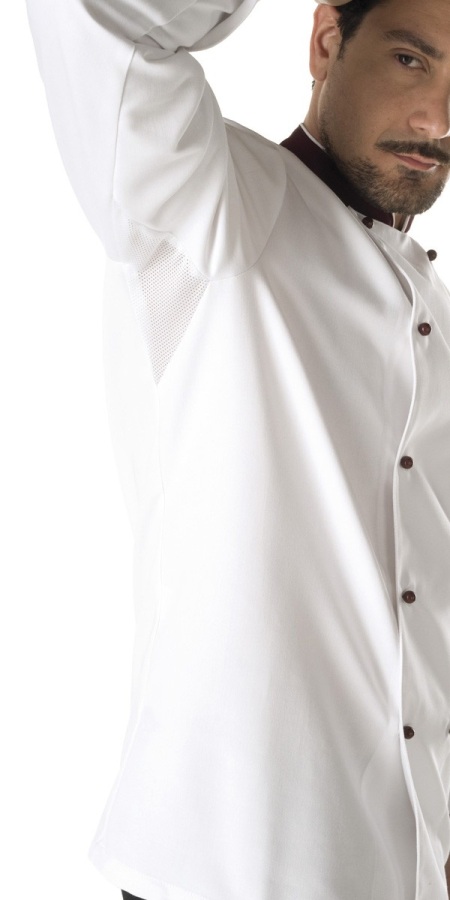 Giacca Chef Opera Bianco Bordo'