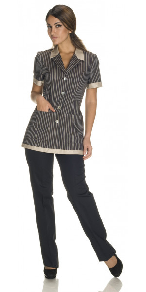 Katia Brown Striped Tunic