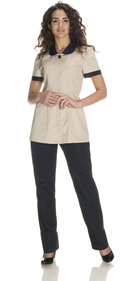 Olga Ecru Tunic - Hotel Uniforms