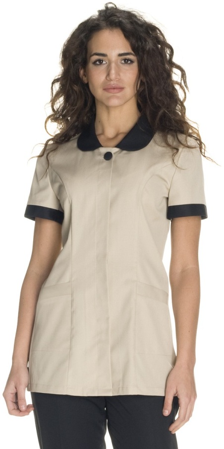 Olga Ecru Tunic - Hotel Uniforms