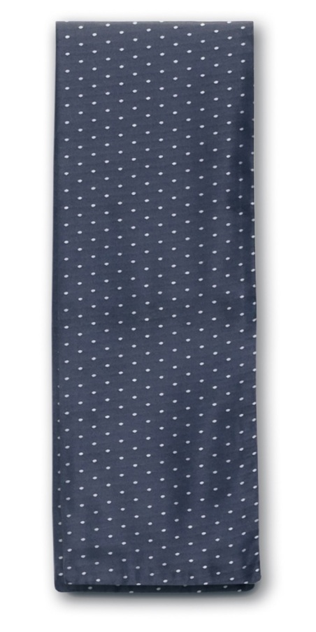 Blue Polka-Dot Scarf