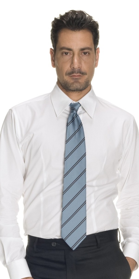 Webster Sky Blue Striped Tie