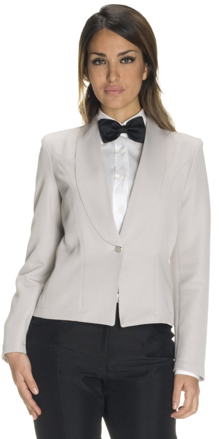 Pavia Ice Grey Spencer Jacket