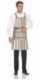 Orvieto Brown Spezia Striped Apron