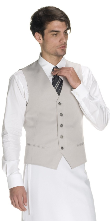 Parigi Ice Grey Vest