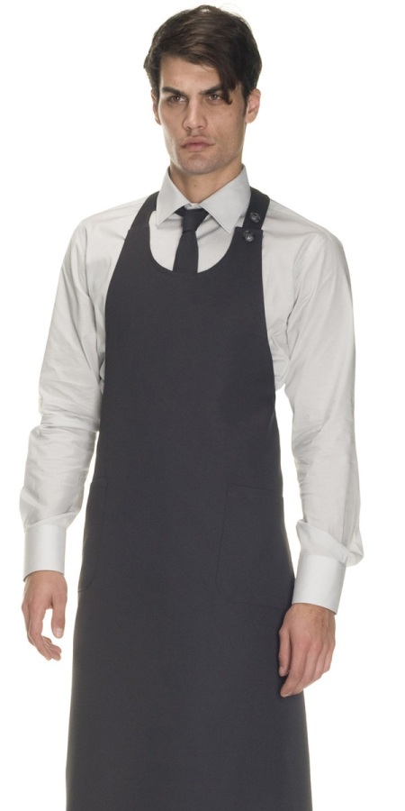 Luino Smoke Grey Apron