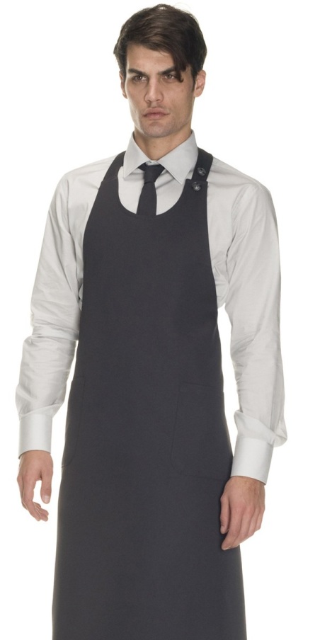 Luino Smoke Grey Apron