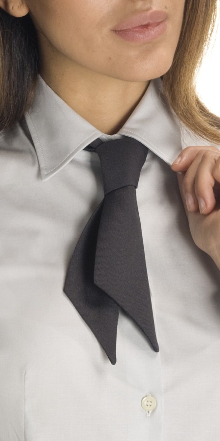 Nodino Smoke Grey Short Tie