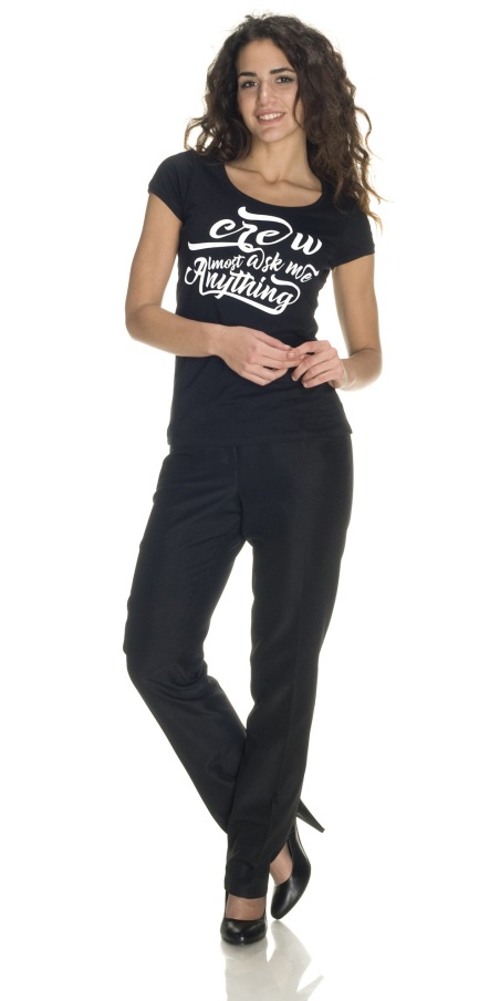 Crew Women's Black T-Shirt