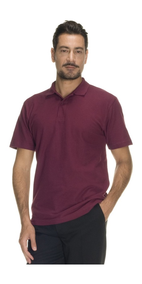 Men's Reddish Purple Polo Shirt - 6 Pieces