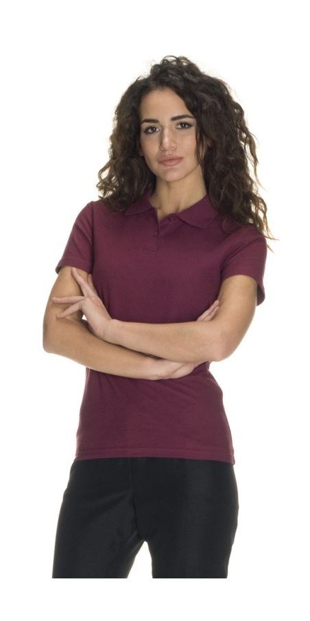 Pacco 6 Polo Donna Amaranto