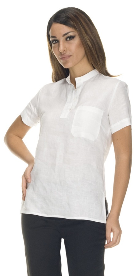 Bali Women's White Linen Shirt