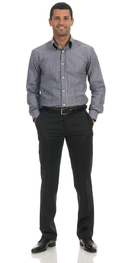 Camicia Vanadio Rig. Grigio