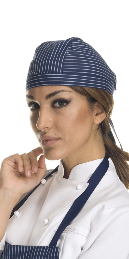 Blue Reno Striped Bandana